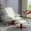 Relaxfauteuil met voetenbankje, lederlook, verstelbare Productafbeelding-voorbeeld 4