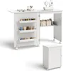 COSTWAY 2w1 stół do szycia i biurko składane, szafka do Podgląd zdjęcia produktu 1