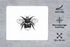 MuchoWow® Mauspad Mousepad Hummel - Botanisch - Retro - Produktbild-Vorschau 2