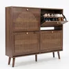 CASABEL Schoenenkast 4 Kleppen, 24 Paar, Retro Stijl, Productafbeelding-voorbeeld 1