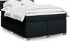 vidaXL Letto a molle con materasso nero 140x200 cm in Anteprima dell’immagine prodotto 1