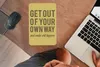 MuchoWow® Mauspad Mousepad Jahrgang - Text - Gelb 18x27 cm Produktbild-Vorschau 3