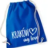 Huuraa Turnbeutel Kraków my love 12 Liter Bright Royal Produktbild-Vorschau 1
