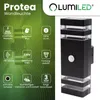 LUMILED kinkiet zewnętrzny z czujnikiem ruchu kinkiet Podgląd zdjęcia produktu 2