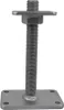 A metal post support with a threaded rod and base plate. Produktbild-Vorschau