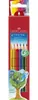 Farebné ceruzky, sada, trojhranný tvar, FABER-CASTELL "Grip 2001", 6 rôznych farieb Productafbeelding-voorbeeld