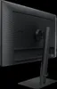 The back view of a black Samsung monitor on a stand. Produktbild-Vorschau