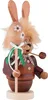 Miniwichtel Hase mit Stab (16cm) Räuchermann von Christian Produktbild-Vorschau 3