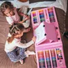 RAGI 208-teiliges Zeichenset Malkoffer Kinder rosa Produktbild-Vorschau 11