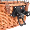 Košík na bicykel Flamingo na riadidlá click brown Náhľad obrázku produktu 3