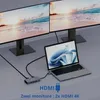 Rolio USB C Hub, Dual Monitor, 2x HDMI 4K, 2x USB-C, 3x USB Produktbild-Vorschau 4