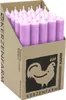 25 bougies en bâtonnet Violet pastel - Pastel Purple 180 x Voir les images du produit 3