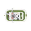 Baby Badewanne Faltbare mit Thermometer und Badekissen Anti Produktbild-Vorschau 4