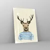 Bilder auf glas - Einteilig - Hipster Anthropomorphismus Produktbild-Vorschau 4