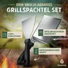 zestaw łopatek do grilla ze stali nierdzewnej flammtal - Podgląd zdjęcia produktu 2