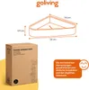 Goliving Duschregale 2 Ebenen – Ohne Bohren – Ecke – Produktbild-Vorschau 7