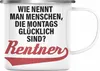 Trendation - -  Renter Emaille Tasse Ruhestand Geschenk Produktbild-Vorschau 1