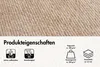 Eigenschaften: schwer entflammbar, rutschfest, Infos zu Pol- und Gesamtgewicht. Höhe: ca. 2,5 mm. Produktbild-Vorschau