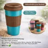 4 Kafeebecher Coffee to Go Becher Mehrweg Kaffee Tee Produktbild-Vorschau 4