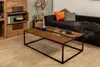 Couchtisch Beistelltisch 120 x 70 cm Akazie massiv mit Produktbild-Vorschau 1