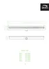 Piletta lineare di design 100 cm in acciaio inox Anteprima dell’immagine prodotto 2