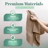 Frottier Handtücher 8er Pack 50x100cm, 100% Baumwolle, Sand Produktbild-Vorschau 4