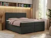 Boxspringbett, Doppelbett, Polsterbett mit Kopfstütze, Produktbild-Vorschau 1