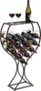 A wine rack with bottles and glasses on a white background. Produktbild-Vorschau