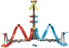 A Hot Wheels track set with two loops and a central tower, shown against a white background. Anteprima dell’immagine prodotto