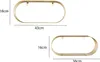 2er Set Gitterregale für die Wand, Hängeregal aus Metall Produktbild-Vorschau 3