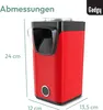 GADGY® Popcornmaschine Heißluft - Popcorn Maker - Ohne Fett Produktbild-Vorschau 6