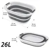 TRMLBE 26L Wäschekorb Faltbar 53x38x23 cm PP+TPE Klappbarer Produktbild-Vorschau 5