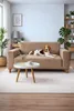 Elastischer Velours-Bezug für 1-Sitzer Sofa, Couch oder Produktbild-Vorschau 2