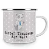 Mr. & Mrs. Panda Emaille Tasse Panda Bester Trauzeuge der Produktbild-Vorschau 3