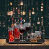 Relaxdays Serviertablett, rutschfeste Oberfläche, eckiges Produktbild-Vorschau 5