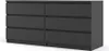 Naia Kommode Schwarz matt Produktbild-Vorschau 3