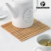 Excellent Houseware Topflappen, Bambus, 18x18x0,6 cm, braun Produktbild-Vorschau 14