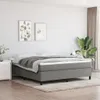 Struttura letto senza materasso in tessuto grigio scuro Anteprima dell’immagine prodotto 2