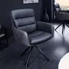 riess-ambiente Drehbarer Design Stuhl BIG GEORGE schwarz Produktbild-Vorschau 1