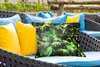 MuchoWow® Outdoor Kissen - Palmwedel - Sonne - Tropisch - Produktbild-Vorschau 4