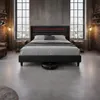 FURNIFY® Čalouněná postel ALVA 140 x 200 cm Rám postele z Náhled obrázku produktu 1