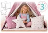 Nukido 740023 Kindertent met lichtjes - roze met sterren Productafbeelding-voorbeeld 25