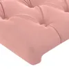 Bettgestell mit Kopfteil Rosa 80x200 cm Samt Produktbild-Vorschau 8