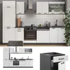 Vicco Küchenzeile R-Line, 300 cm ohne Arbeitsplatte, Weiß Produktbild-Vorschau 4