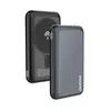Two power banks are shown against a white background. One is black and the other is gray. Produktbild-Vorschau