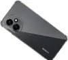 A clear, professional studio shot of a transparent phone case with a phone inside, angled on a white background. Anteprima dell’immagine prodotto