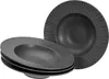 CreaTable, 21820, Vesuvio Black, tanier na cestoviny 4 ks, Náhľad obrázku produktu 1