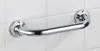 A chrome grab bar mounted on a white tiled wall. Produktbild-Vorschau