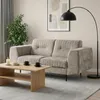BEAUTYSOFA | Couchgarnitur VENEZIA Chenillestoff Beige – Produktbild-Vorschau 9