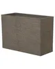 BELIANI Blumentopf Braun 34 x 80 x 56 cm Faser-Mischung Produktbild-Vorschau 3
